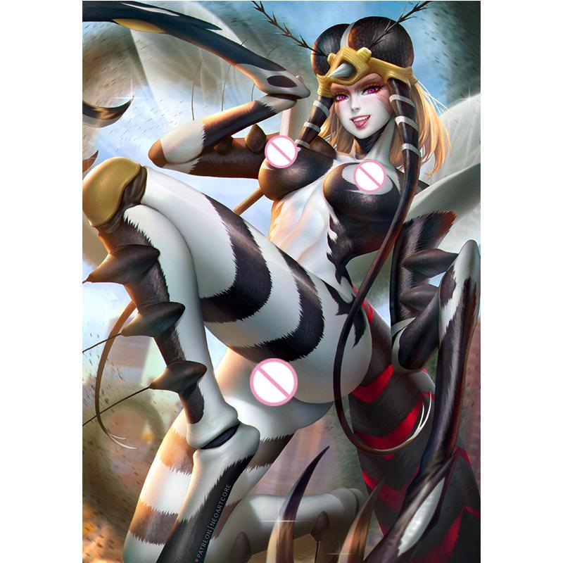 

Paintings Print Canvas Video Games Fubuki Do-S Nude Sexy Girl Art Poster With Frame 40x60 50x70 60x90 Custom Home Decor Hang Wall Picture