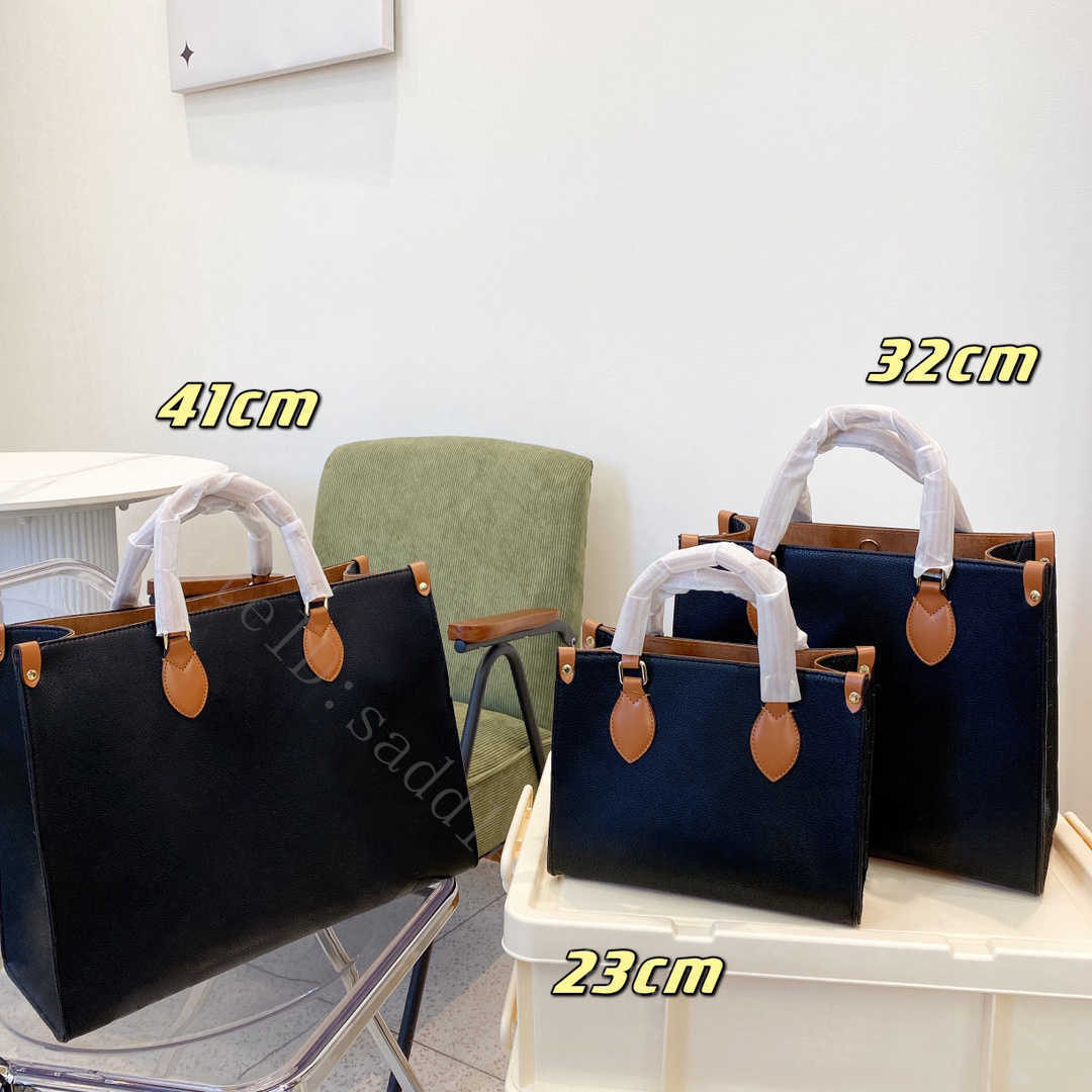 

Shopping bags famous designer lady fashion shoulder plain letter stars women high quality handle Large capacity 3-size new popular Casual, Color q