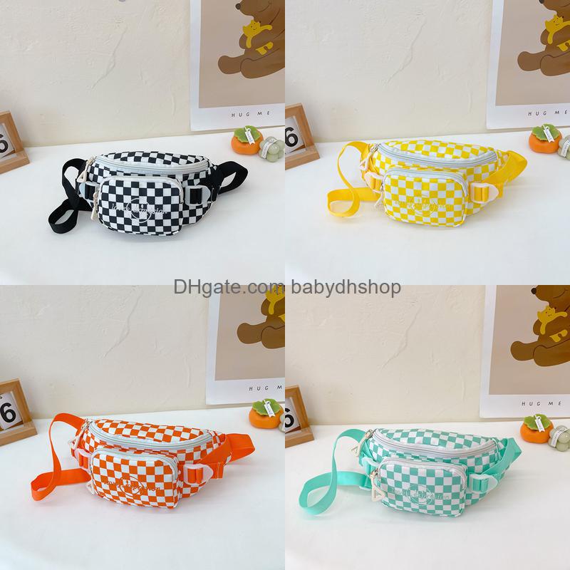 

Fashion Cartoon Coin Purse Kid Babydhshop Childrens Bag 2022 Autumn Chessboard Gebao Boy Babes Street Dance Embroidery Alphabet Melody jllJhn, Customize