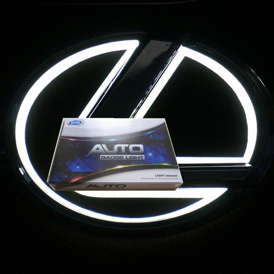5D led badges for Lexus auto emblem car badge symbols logo rear lights white red blue color different sizes271n