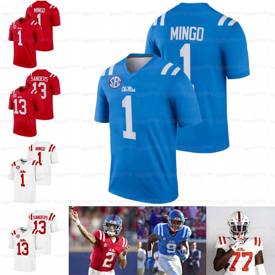

A3740 Ole Miss Rebels Football Stitched Jersey Braylon Sanders Jonathan Mingo Matt Otis Reese Eli Manning Keidron Smith Snoop Conner Henry Parrish, White