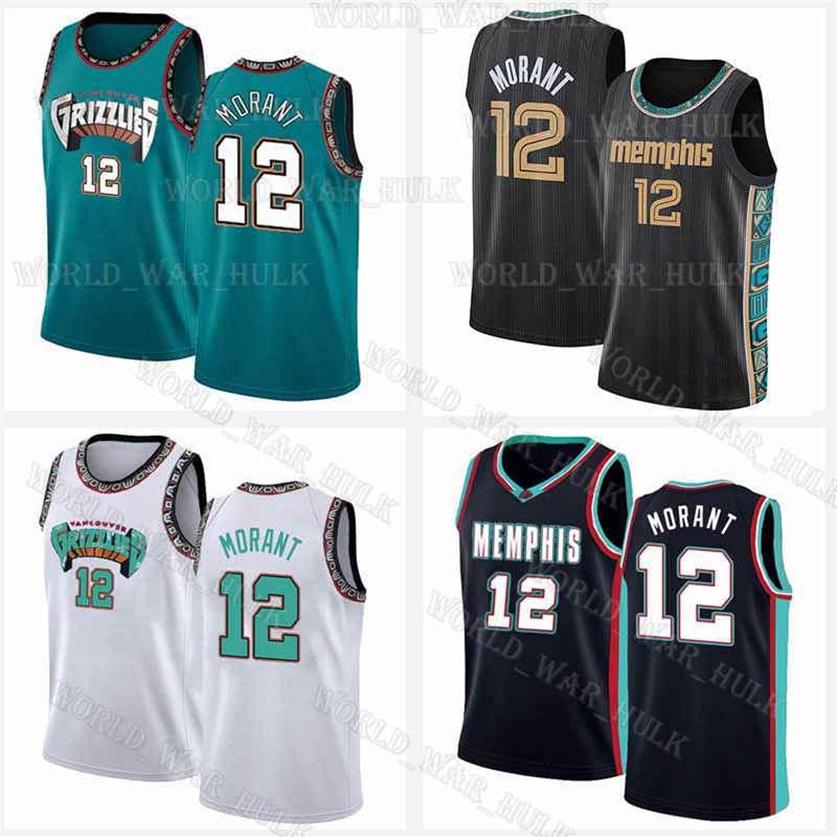 

2021 New Ja 12 Morant Grizzlies Jersey Mens Youth Kids Memphis City Kids 13 Jaren Jackson Jr Retro Mesh Green 20 21 Basketball Jer2663, Men 2020-21 new jersey