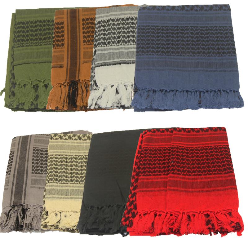 

Bandanas Hunting Tactical Keffiyeh Shemagh Arab Scarf Shawl Neck Cover Head Wrap For Hiking Shooting Accessories