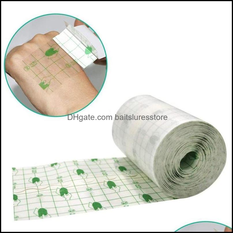 

Elbow Knee Pads Sports Safety Athletic Outdoor Accs Outdoors Roll Tattoo Film Aftercare Waterproof Bandages Sheet Adhesiv Dhf0N, As pic