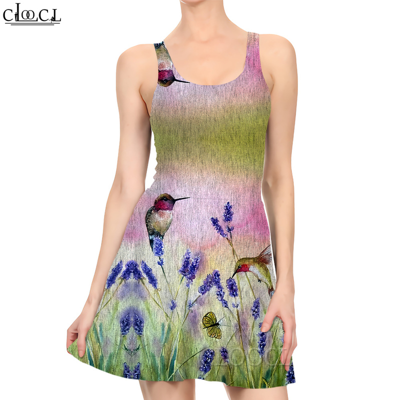 

Women Spring Scene 3D Printed Mini Dress for Fashion Female Sleeveless Sexy Dresses Dress Elegant 220616, Mini dress 1
