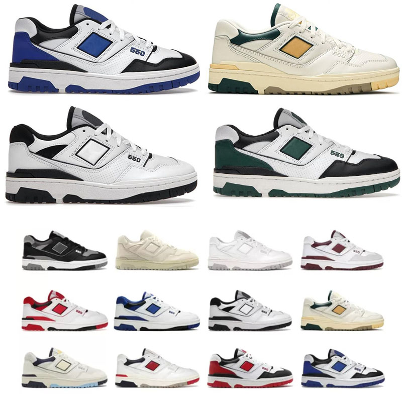2022 Designer 550 UNC Syracuse Shadow Burgundy Burgundy pour hommes et femmes Chaussures décontractées blanches et vertes