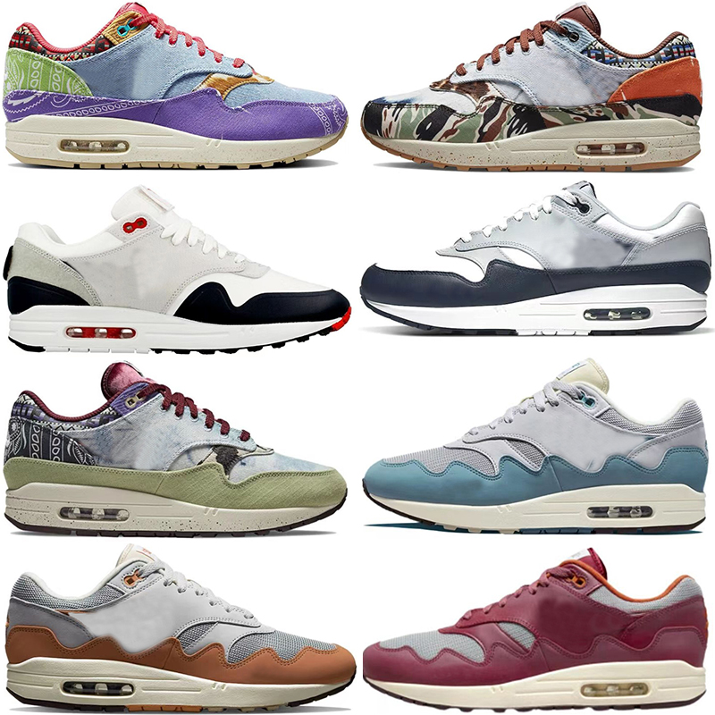 

AM1 Running Shoes For Men Women Big Size 47 87 Sneakers Patta Waves Monarch Concepts Heavy Mellow Blueprint Far Out Trainers us 5.5-13 Run Sports Shoe