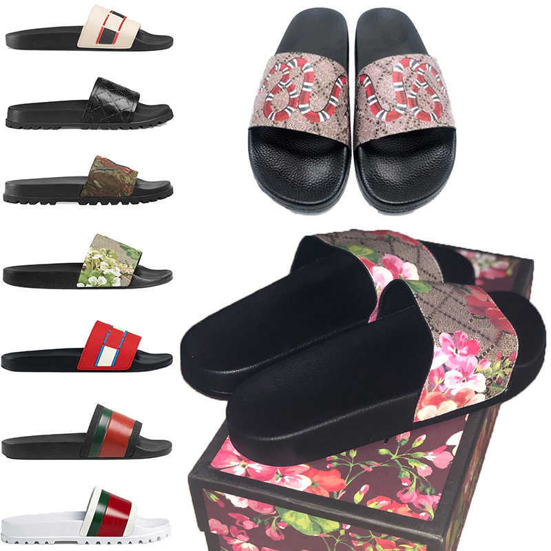 

2022 Mens Designers Slides Womens Sandals Fashion Luxurys Floral Slipper Leather Rubber Flats Sandal Summer Beach Shoes Loafers Gear Bottoms Mahogany Grape Split, 38 35-45