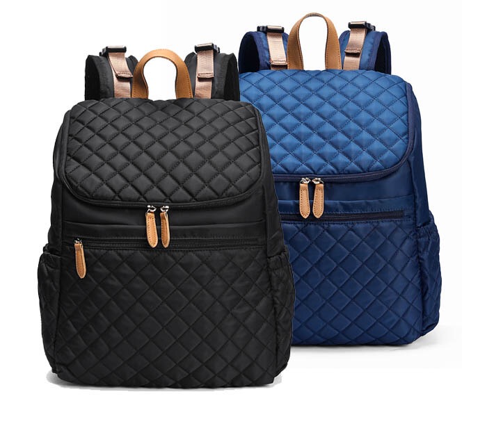 2022 Sac à langer multifonction pour bébé Sac à dos de grande capacité Boss Sacs à dos à fermeture éclair solides Sangles de sac à dos confortabl