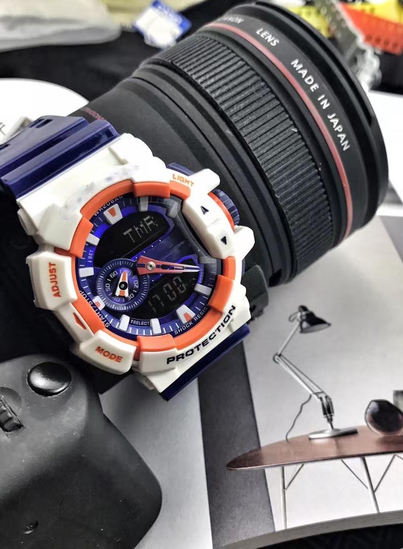 

New G display 400 high quality World Time Electronic watch Automatic hand light 2022 fashion brand, Ga-400-5
