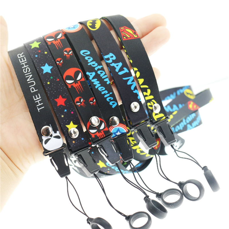 

Anime Cartoon Style Hanging Ribbon Lanyard with Buckle Rope Silicone Ring for Buckle Hole Disposable Vape Pod System PEN KIT etc