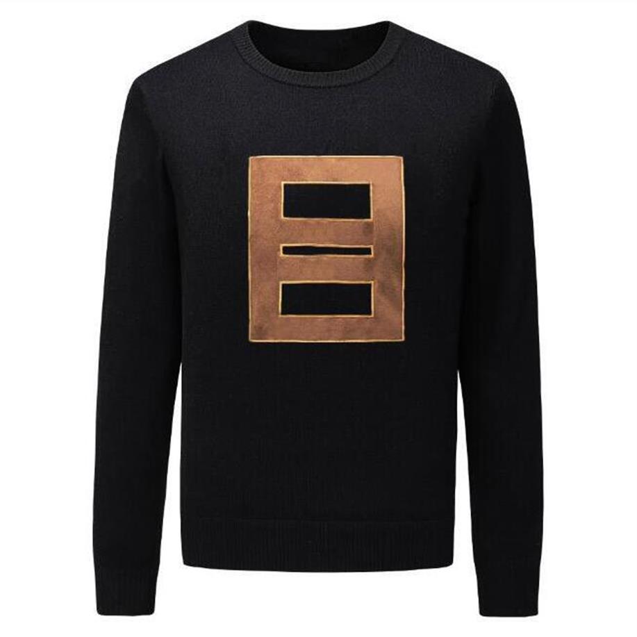

FF designer jumper Letter Embroidery Mens Sweatsuit Womens Designer Sweater Pullover Men Hoodie Long Sleeve Active Sweatshirt Knit265F, Black