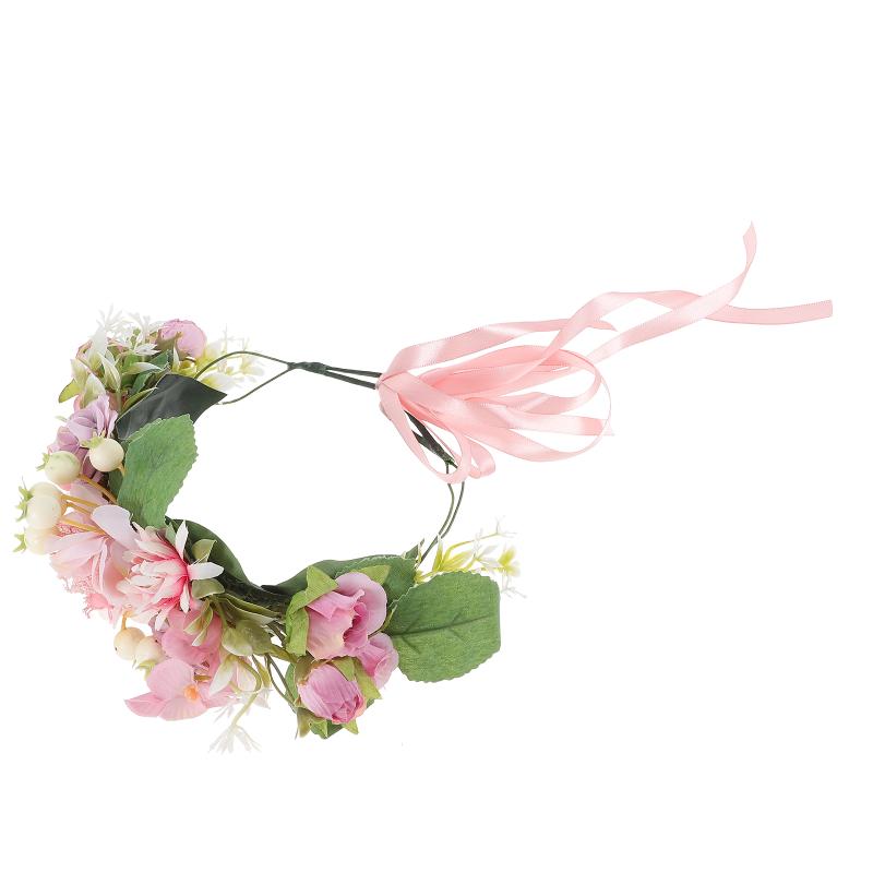 

Hair Clips & Barrettes Bridal Flower Headband Wedding Garland Dress Costume PropHair