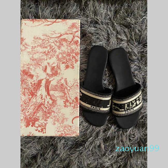 

2022 Designer Slides Women Sandals D Slide Classic Slippers Quality Flip Flop Platform Flats Shoes Sneakers Trainer With Dustbag by5, 23