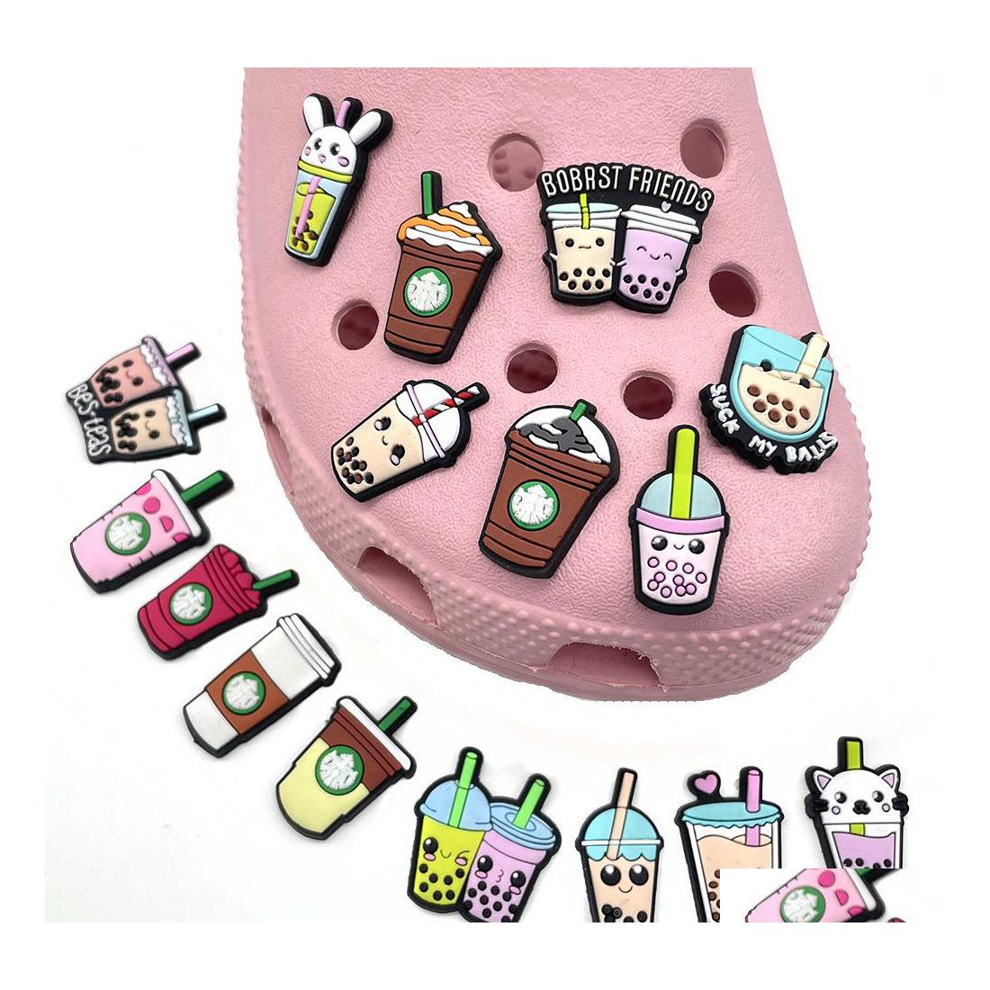 

Shoe Parts Accessories Dhl Fast Air Wholesale Easter Day Cute Pvc Cartoon Croc Charms Shoe Flower Decoration Buckle Accessories Clog mix randomly