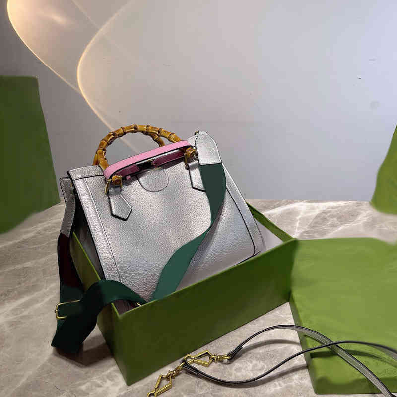 

Evening Bags Totes Snake Pattern Print Bamboo Handle Designer Handbag Women Bucket Bag Shopping Purses Handbags 220422, White