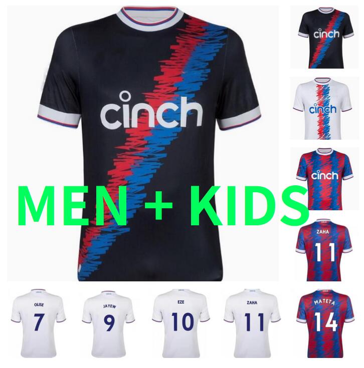

22 23 CRYSTAL OLISE Zaha MILIVOJEVIC TOWNSEND Soccer Jerseys 2022 2023 SAKHO BENTEKE Batshuayi Football shirts Uniform thailand Men kids kit