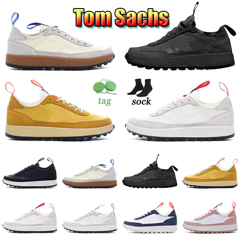 

2022 Tom Sachs x Craft General Purpose Men Women Casual Shoes Light Bone Wheat Yellow Valentines Day Midnight Navy Black White Red Grey Mens Trainers Sports Sneakers, 36-45 black white