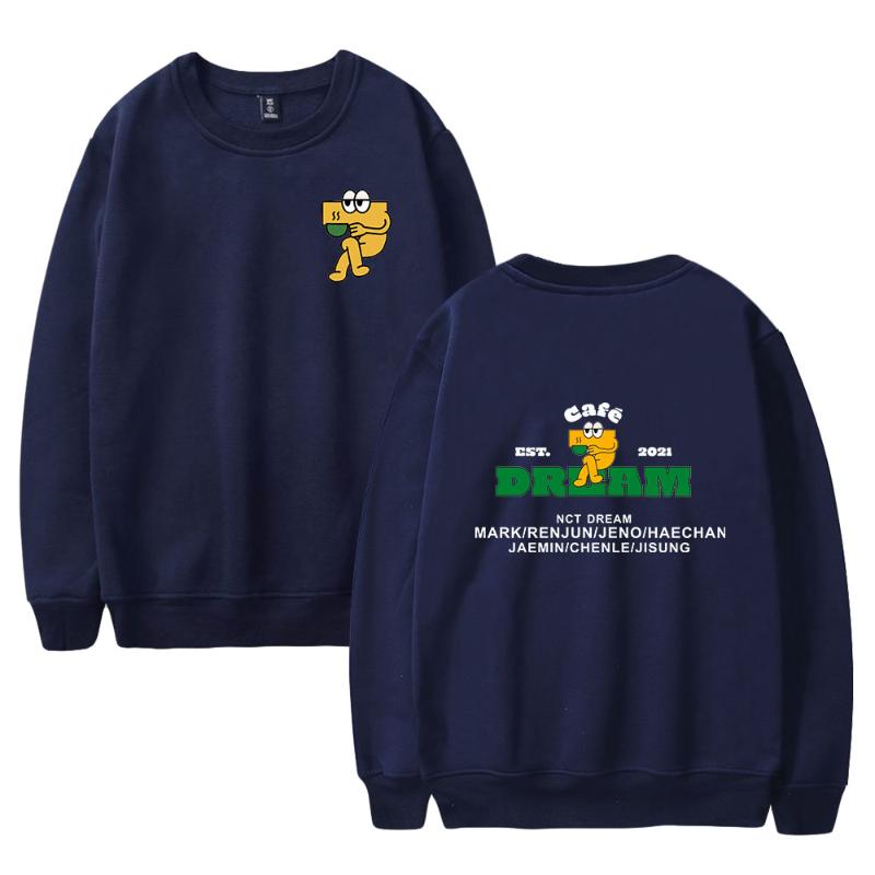

Men's Hoodies & Sweatshirts WAWNI NCT DREAM Cafe 7 Sweatshirt Casual O-neck Fashion Unique Pullover Harajuku Tops Unisex Clothes Cosplay Rou, Black