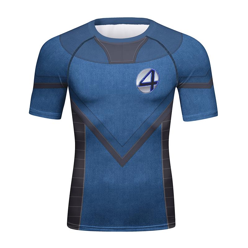 

Men's T-Shirts Daily Casual Models Breathable T-shirt Clothes Men Handsome Summer Sports Style Design Stitching Printed Short-sleeveMen's, Color 1