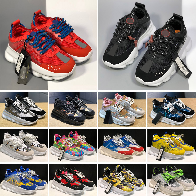 

Designer Casual Shoes Top Quality Chain Reaction Wild Jewels Chain Link Trainer Sneakers 2024, Color 16