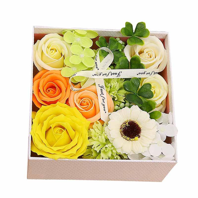 

Decorative Flowers & Wreaths Handmade Soap Flower Bouquet Gift For Mother's Day Valentine Anniversary In Stock, Purple carnation