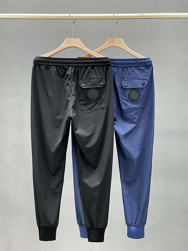 

Back Pocket Big Rubber Logo mens pant 22ss New France Luxury Brand pants Casual Pant, Supplement (not shipped separately)