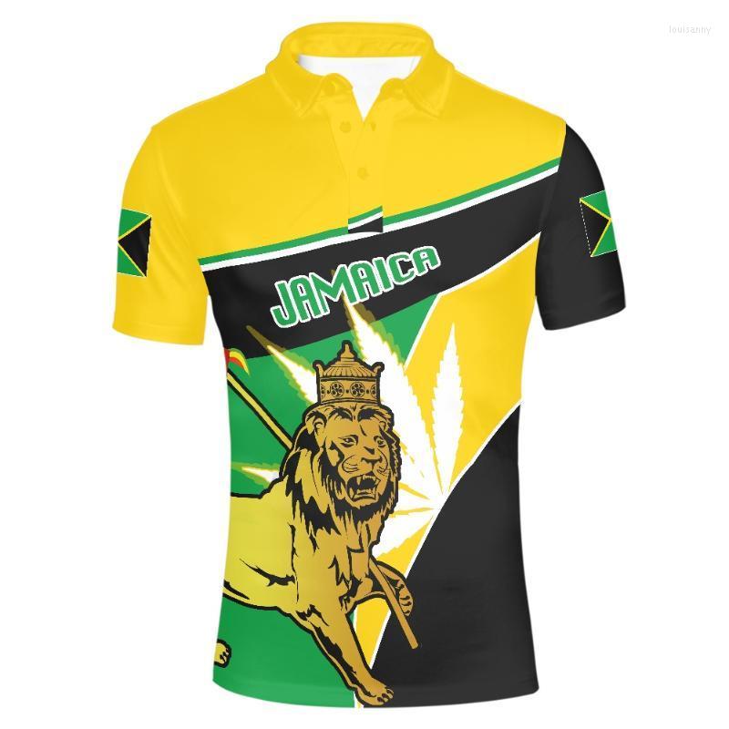 

Men's Polos Mens T Shirts Jamaica Logo Printing T-Shirt Fashion Design Short Sleeve Stand Collar Oversized Own For MenMen's Men'sMen's Loui2, Zsn870425004cs