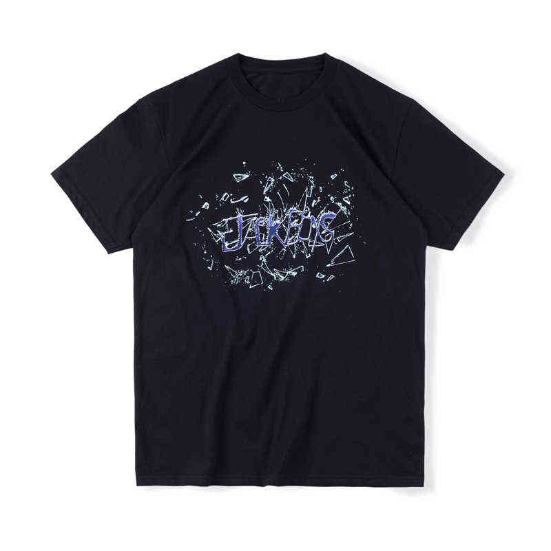 

Scott T-shirt Black Friday Jackboys Album Surrounding Ts High Street Men And Women Loose Short SleeveT220721