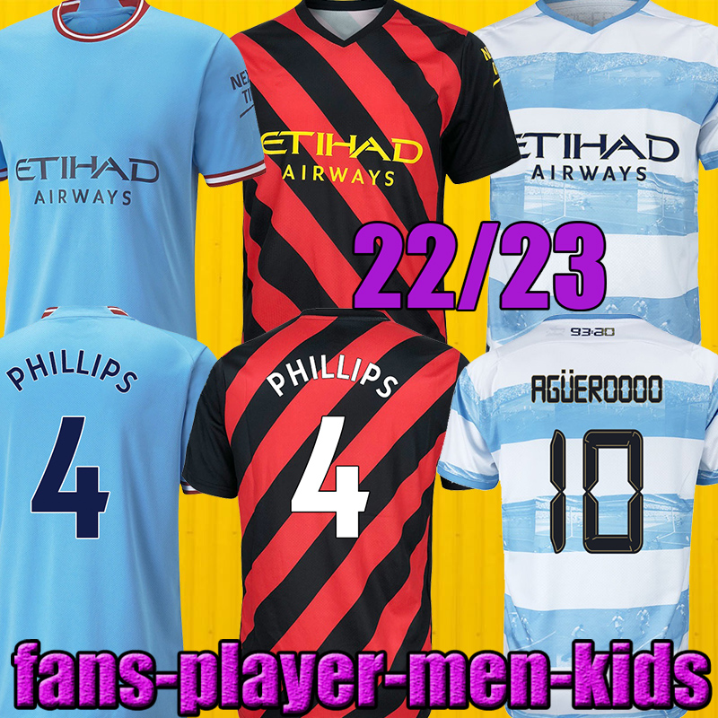 

HAALAND PHILLIPS soccer jersey 21 22 23 DE BRUYNE Manchesters Citys GREALISH STERLING G. JESUS FERRAN MAHREZ foden 2022 2023 football shirt uniforms men kids kit sets, Leave note