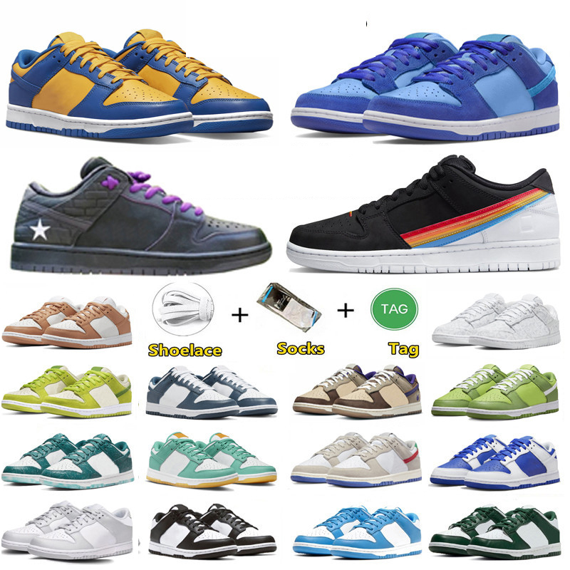 2022 Low Men Running Shoes First Avenue UCLA Blue Raspberry Polaroid Green Apple Ocean Light Cognac White Paisley Teal Zeal Mens Women Trainer Sport