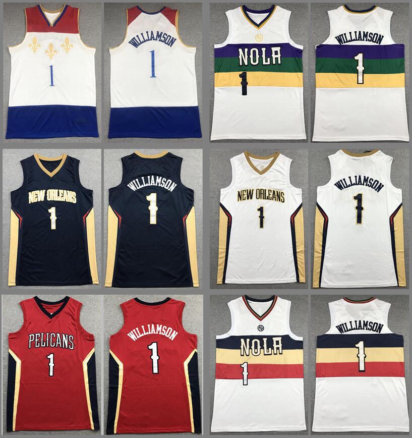 

Hot basketball jerseys 1 Williamson jersey, With logo