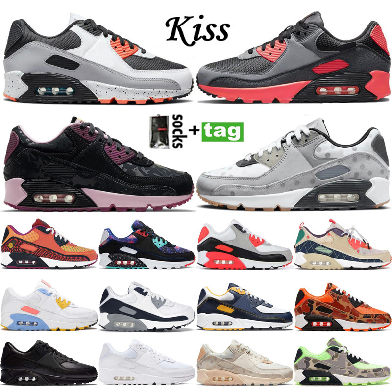 

2022 Newest Arrival Cushion OG QS Kiss Mens Running Shoes Black Turf Orange Violet Infrared University Gold Triple White Black Men Women Sneakers Trainers Size 36-45
