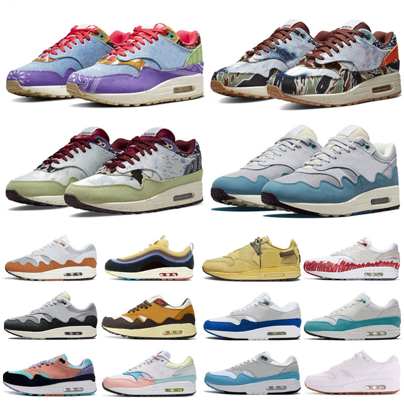 

87 Men Casual Shoes Designer Women Shoes 1 Patta x Monarch White Black Sean Wotherspoon UNC Blue TS Saturn Gold Icons Anniversary Royal 87s Tainers Sports Sneakers, Color#38