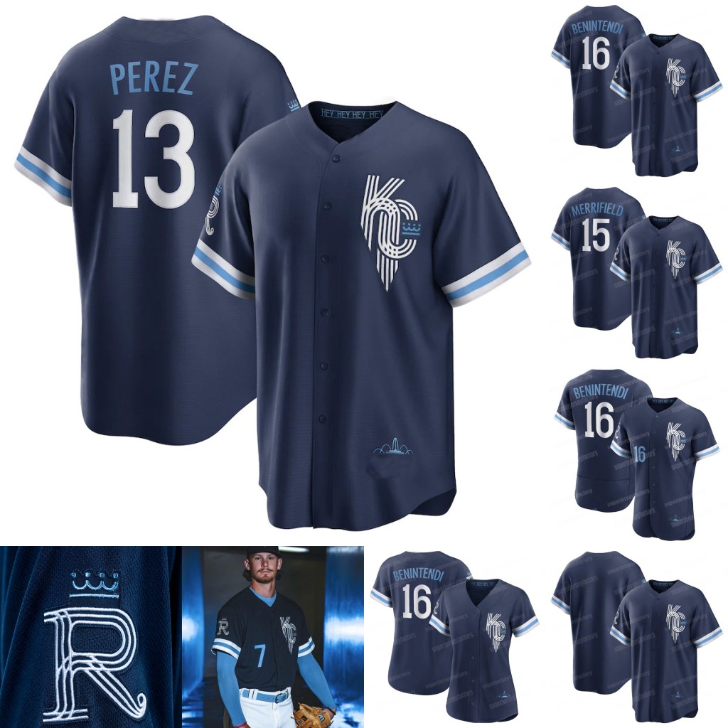 

Royals 2022 City Connect Kansas City Jersey Bobby Witt Jr. Salvador Perez Andrew Benintendi Whit Merrifield Zack Greinke A. Taylor Lopez Alex Gordon Jorge Soler, Coolbase men s-xxxl