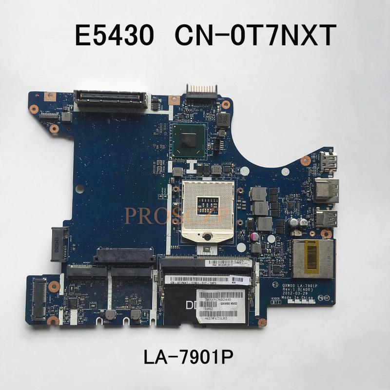 

Motherboards High Quality Mainboard E5430 Laptop Motherboard CN-0T7NXT 0T7NXT T7NXT QXW00 LA-7901P With SLJ8C HM77 100% Fully Tested OK
