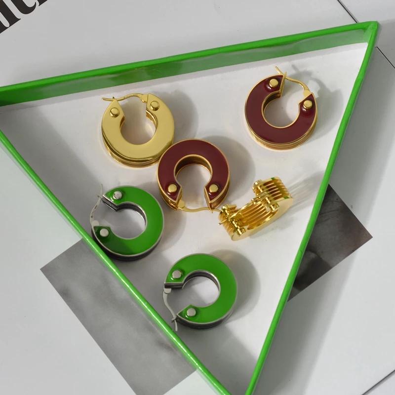 

Dangle & Chandelier Brass With 18k Gold Top Quality Colorful Earrings Women Jewelry Party Boho T Show Gown Runway Rare Korean Japan StuningD