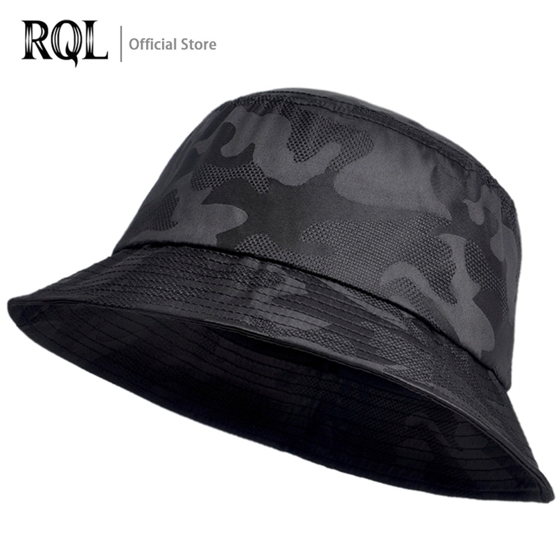 

Mens Bucket Sun Doublesided Panama Black Camouflage Bob Man Hiking Fisherman Hip Hop Cap Cotton Male Fishing Hat 220613