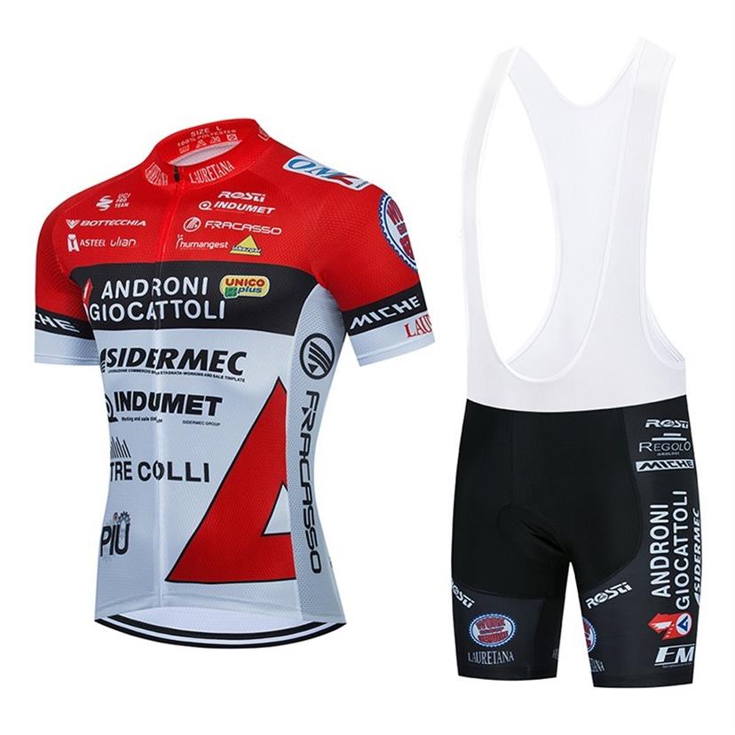 

2022 ANDRONI Cycling Team Jersey Bike Shorts 20D Gel Bib Set Ropa Ciclismo MenS MTB Summer Bicycling Maillot Bottom Clothing315w