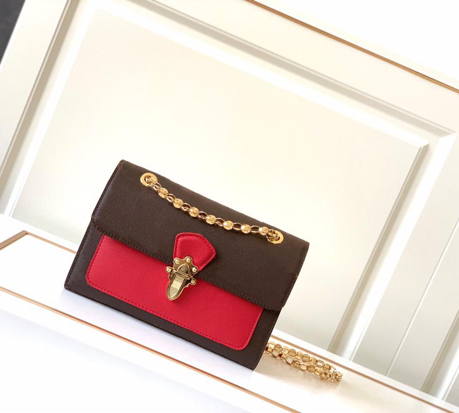 

M41730 M41731 women VICTOIRE shoulder bag luxurys designer classic metal buckle fashion lady leather messenger bags purse flap with chains handbag, Customize