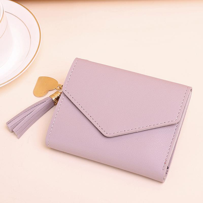 

card bag zipper wallet driver's license bag 415202261719 Purple