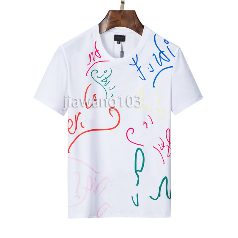 

Mens Tshirts Designers Clothes Fashion Cotton Couples Tee Casual Summer Men Women Clothing Brand Short Sleeve Tees Womens Designer Classic Letter Loose T shirts, White