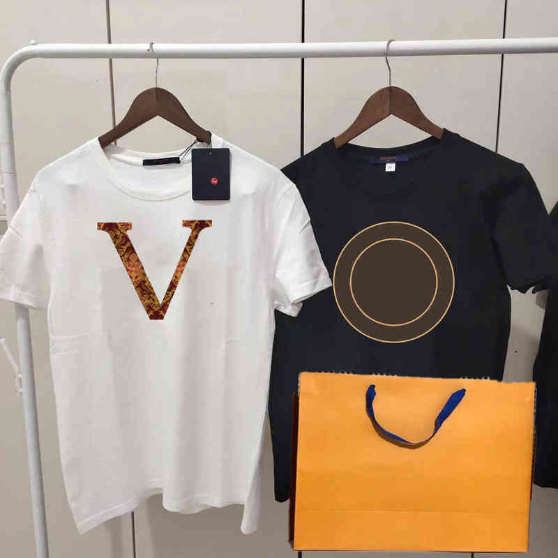 

Mens v Designer Lattice Letters Printed Stylist Casual Summer Louiseity Viutonity Clothing Men Women Quality Clothes T-shirt