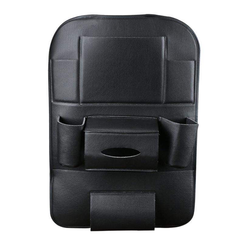 Car Organizer Seat Universal PU Leather Waterproof Storage Bag Multi Pocket Hanging Pouch Auto Interior Arrangement Accessories