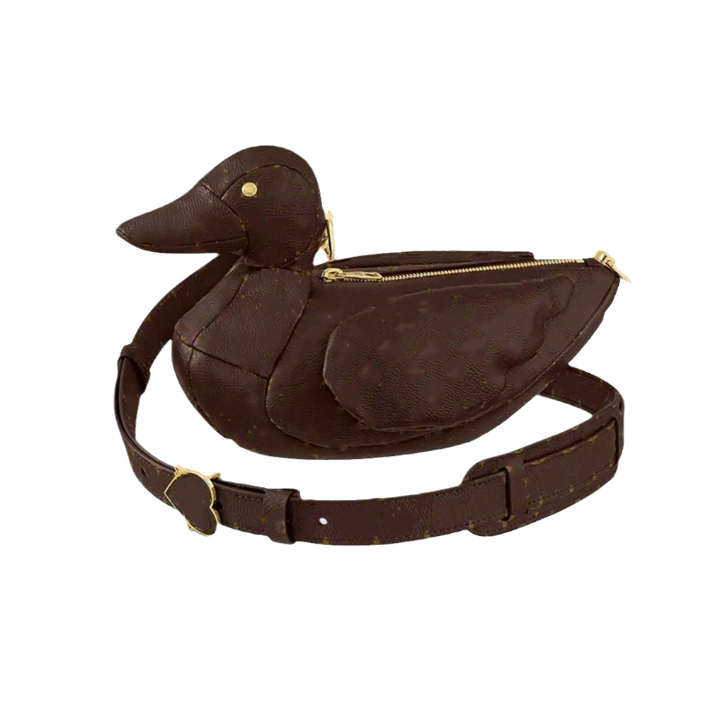 

ILIVI DUCK the tote Bag Crossbody Saddle Flap Retro Handbags Phone Pocket Designers Shoulder Bags Fashion Luxurys Womens Men Lady, Brown