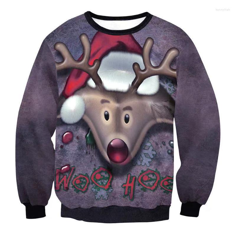 

Men' Sweaters Man Funny Cartoon Animal Ugly Christmas Autumn Winter Letter Print Xmas Jumper Holiday Women Family Pullovers TopsMen' Kenn2, Swys074
