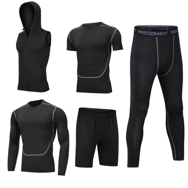 

Men' Tracksuits Peice Of Men' Skintight Fitness Pants Spring And Autumn Comfortable Breathable Running Training SuitMen
