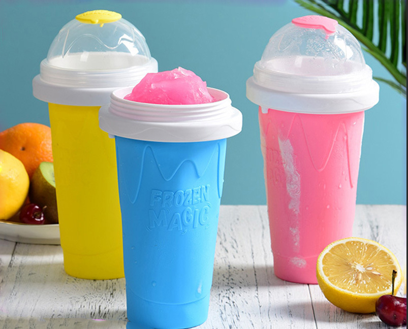 

Other Drinkware Home Smoothie Cup Slushie Maker Shake Summer Pinch into Ice Refrigeration