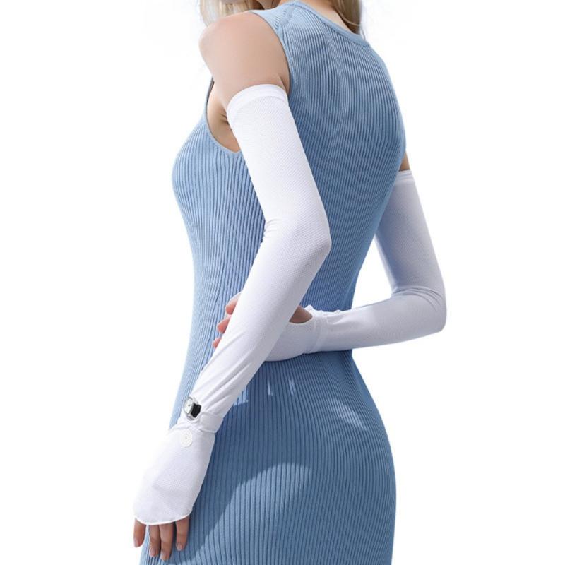 

Elbow & Knee Pads Women Arm Sleeves Bicycle UV Protection Running Sunscreen Warmer Sun Mtb Cover Cuff Outdoor ToolsElbow, Black