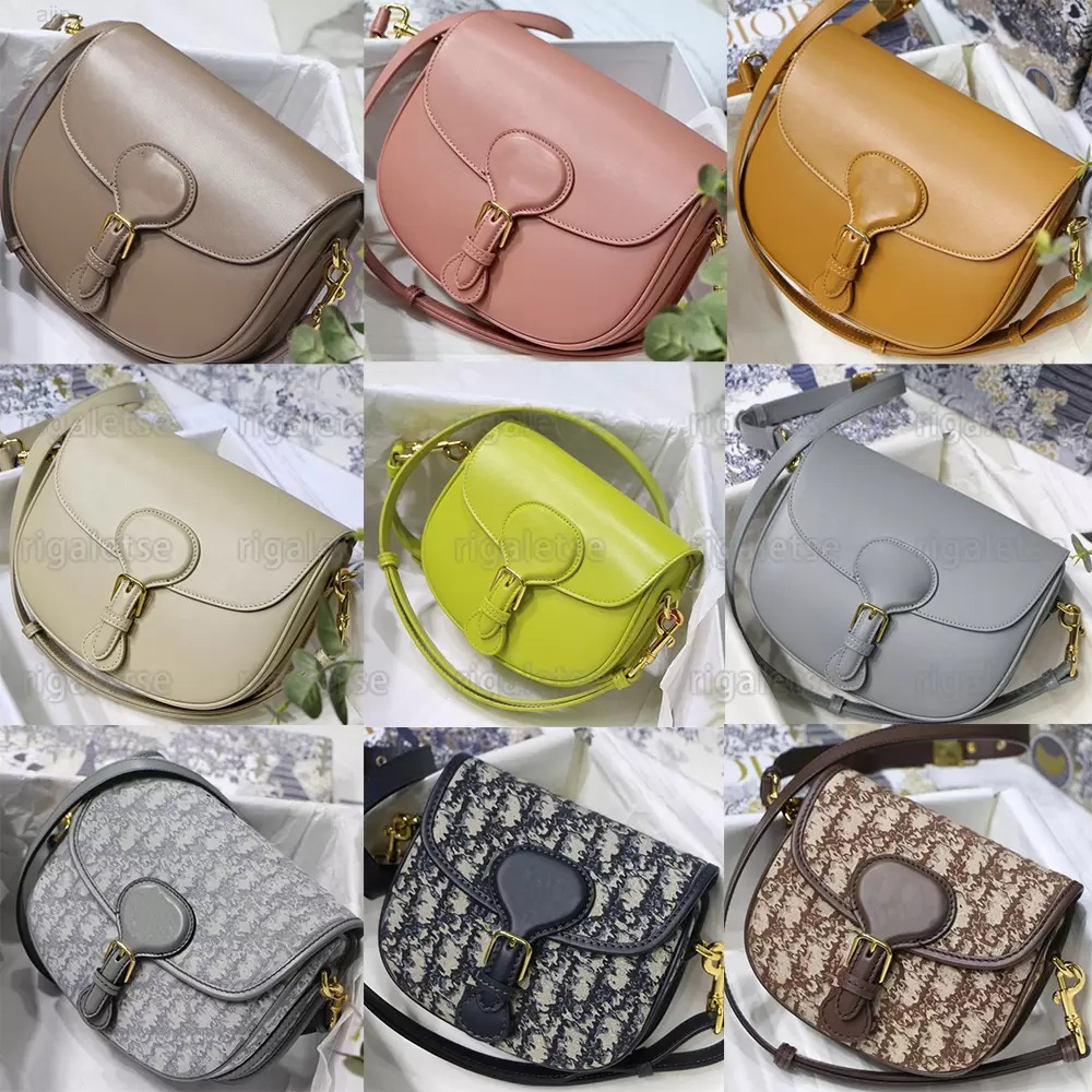 

5A bobby east west Bags Designer Handbags CrossBody Bag Black White Smooth Calfskin Shoulder real leather blue d oblique, Dust dag